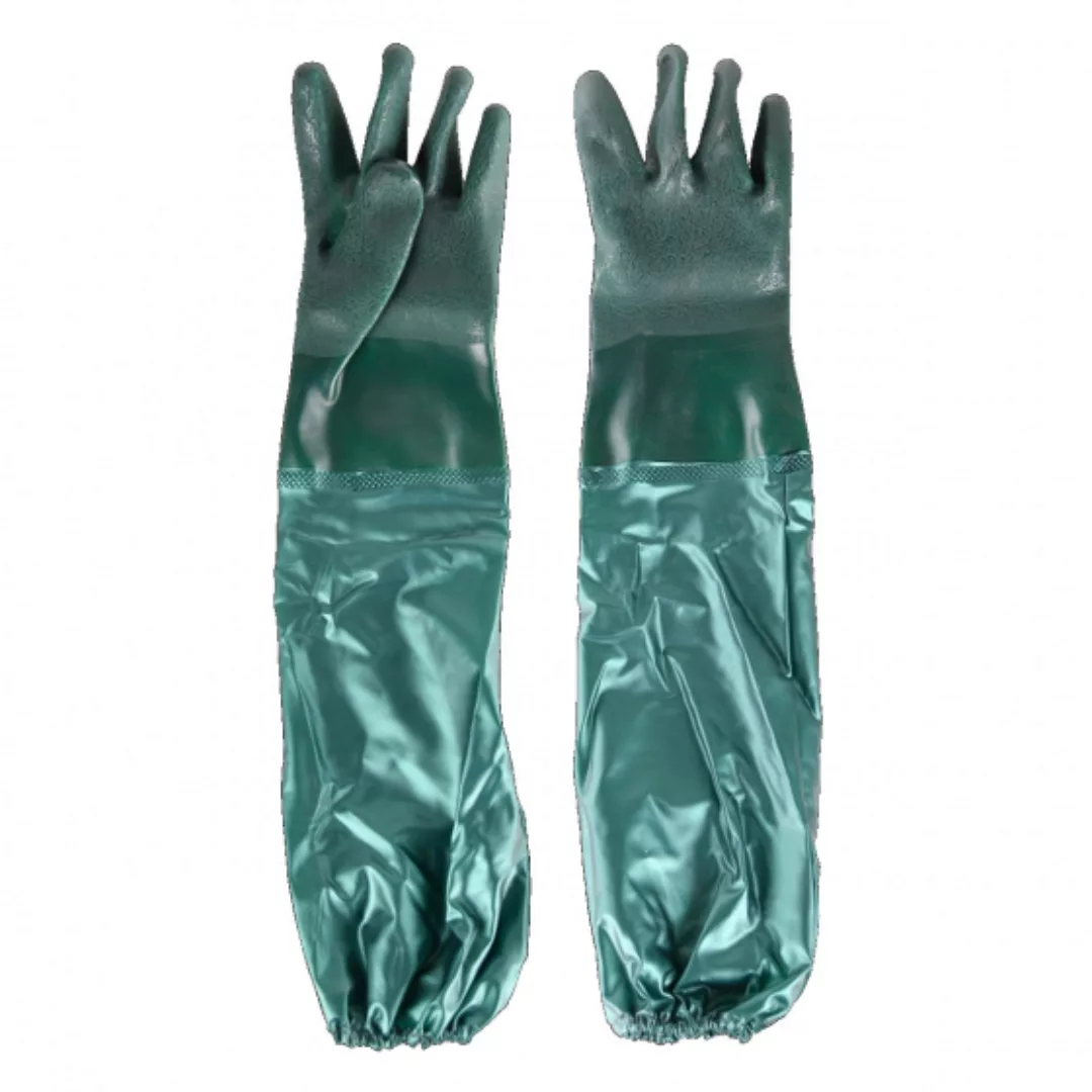 Teichhandschuhe 14,5 X 61 Cm Pvc Grün Größe L günstig online kaufen