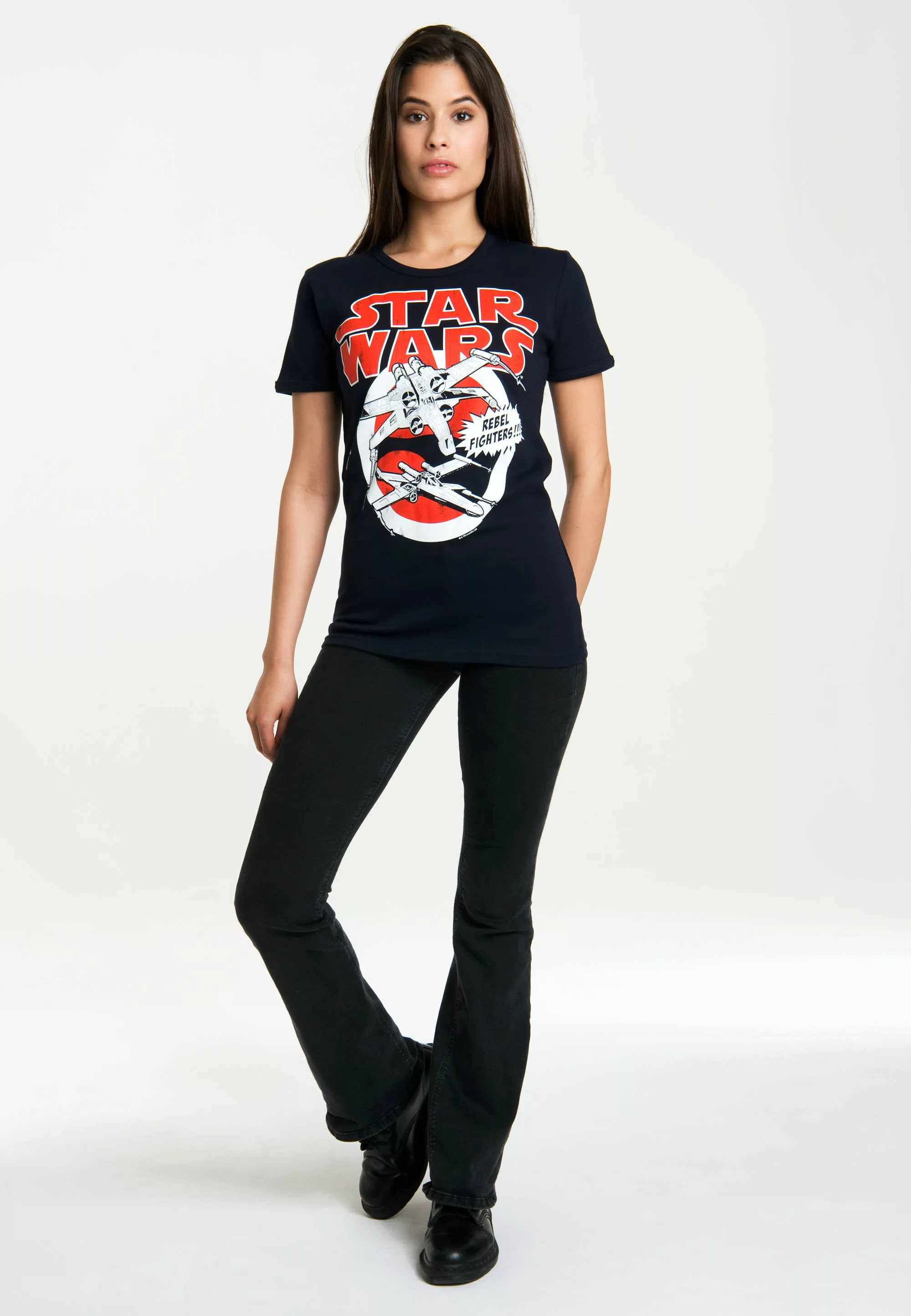 LOGOSHIRT T-Shirt "X-Wings", mit lizenziertem Originaldesign günstig online kaufen