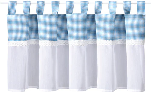 Gerster Scheibengardine »Bavaria«, (1 St.), HxB: 50x150, mit Karo-Muster un günstig online kaufen