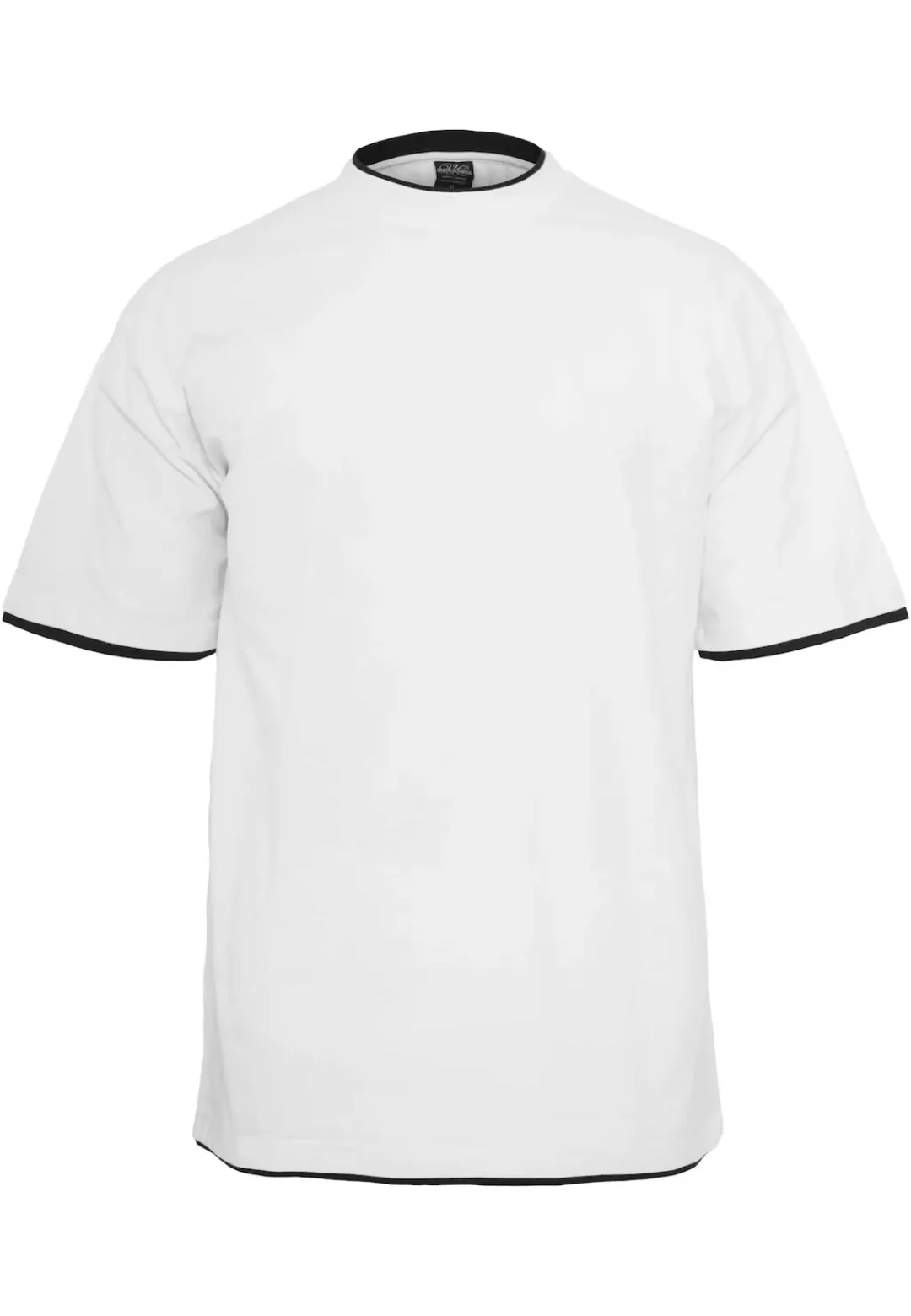 URBAN CLASSICS Kurzarmshirt "Urban Classics Herren Contrast Tall Tee" günstig online kaufen