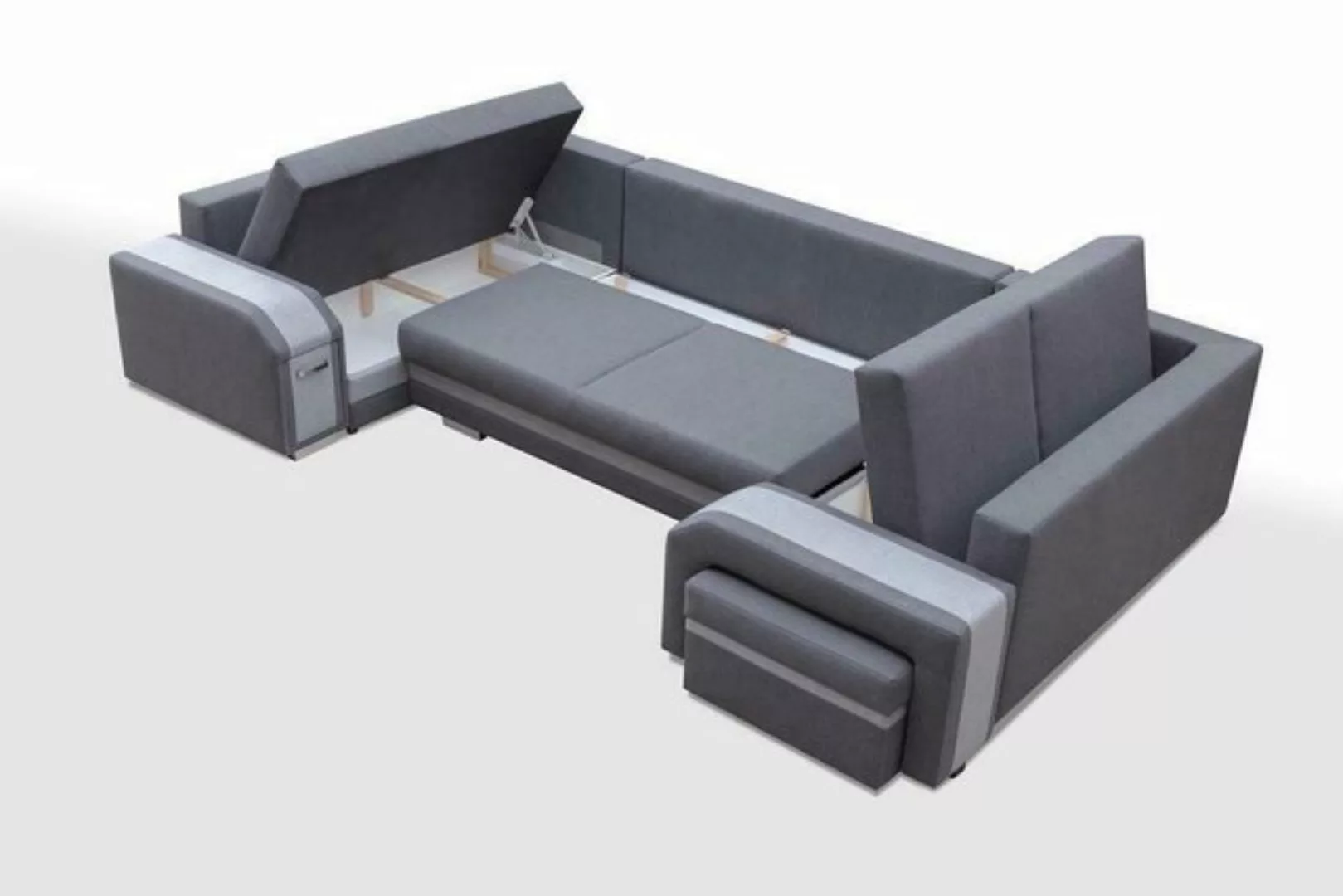 JVmoebel Ecksofa, XXL Wohnlandschaft Ecksofa Sofa Couch Polster Garnitur Ec günstig online kaufen