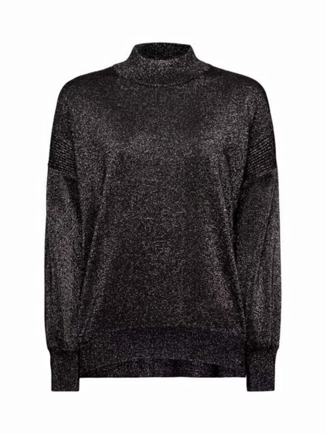 Esprit Stehkragenpullover Glitzer-Pullover mit Stehkragen günstig online kaufen