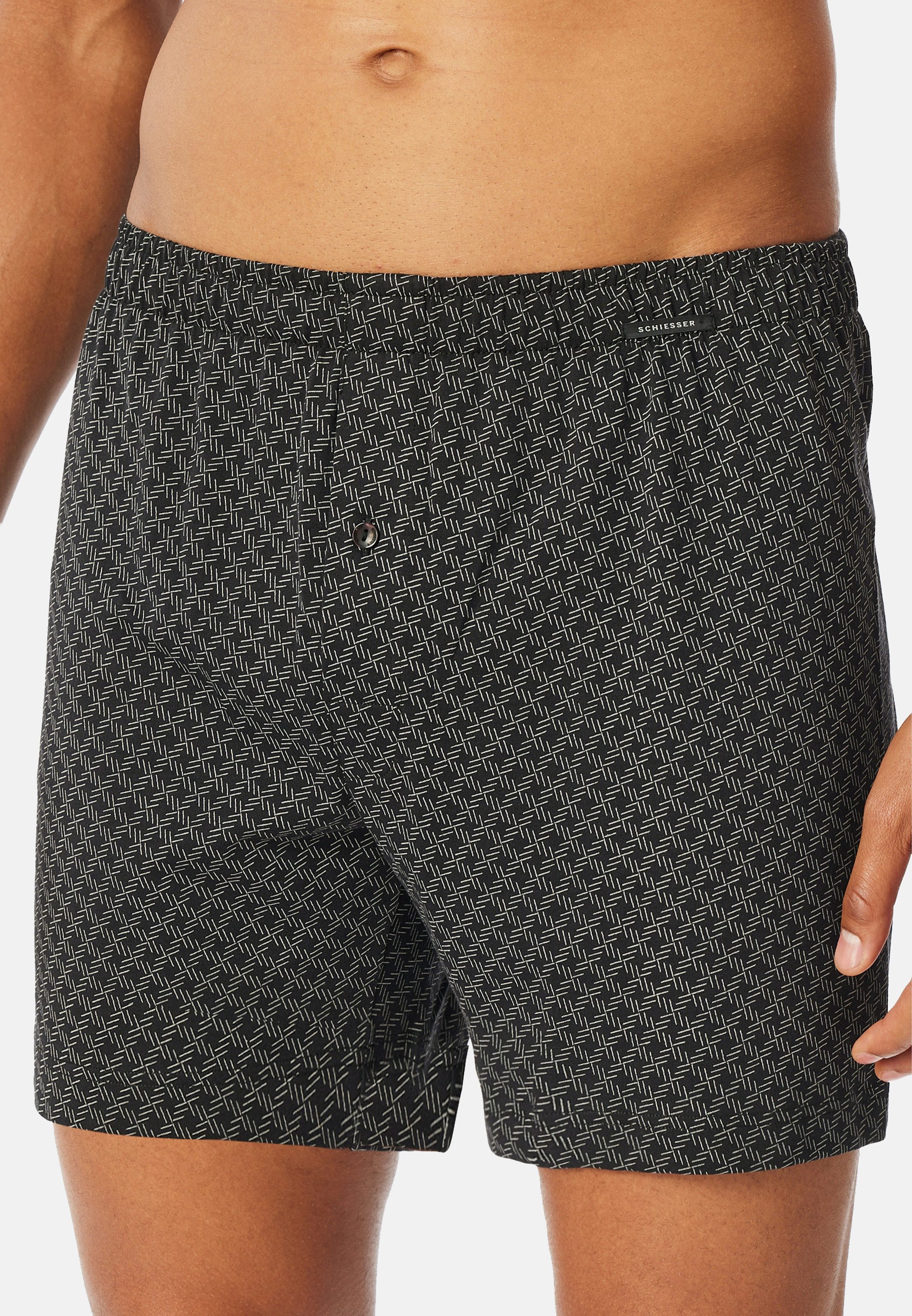 Schiesser Boxershorts 6er Pack Singel-Jersey (Spar-Set, günstig online kaufen