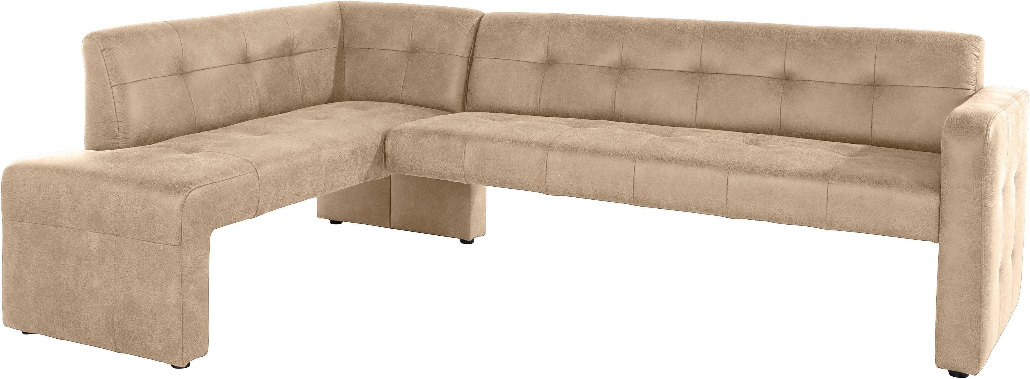 exxpo - sofa fashion Eckbank "Barista mit toller Detailverarbeitung, hohe B günstig online kaufen