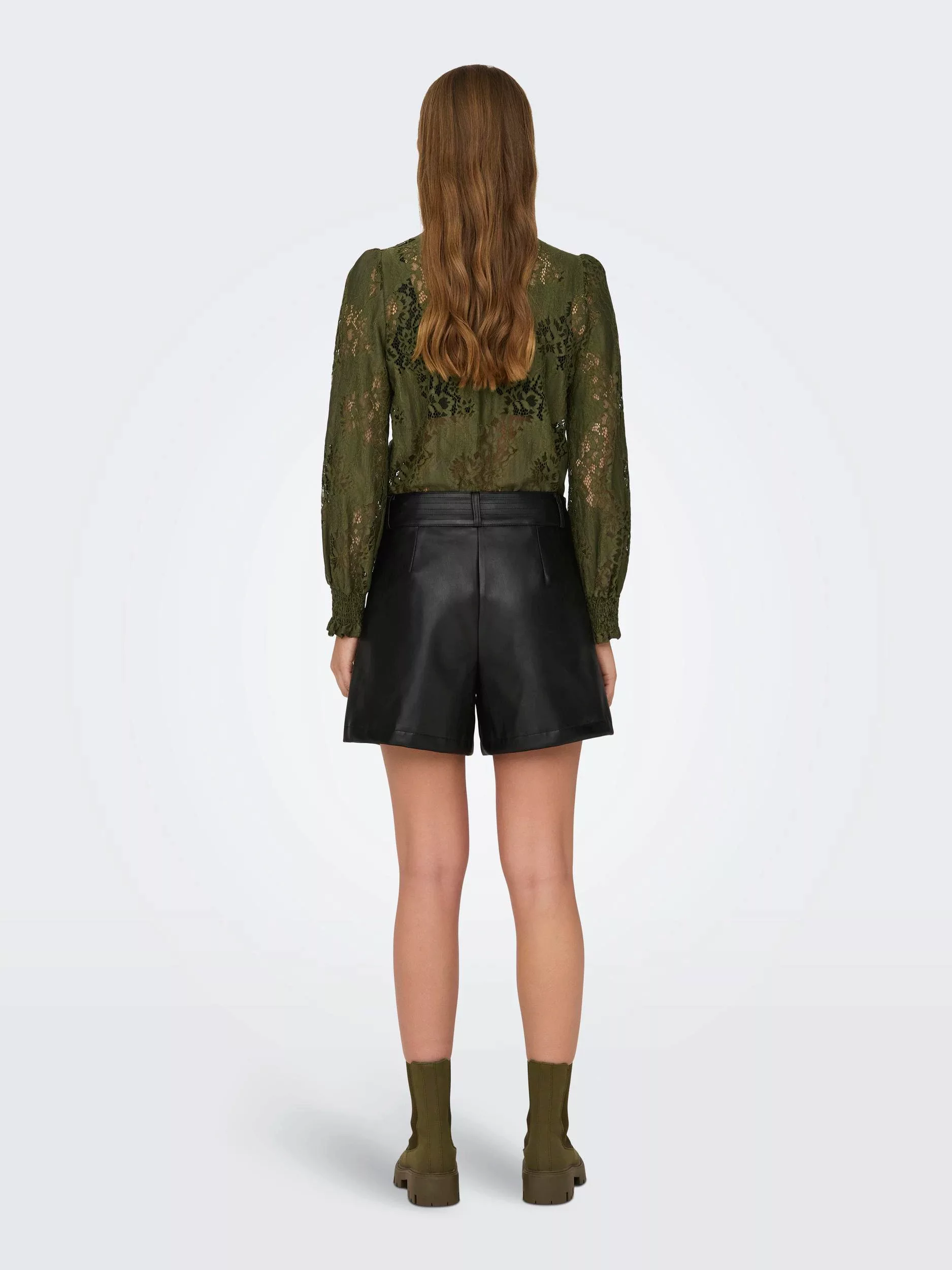 ONLY Shorts ONLAMILIA HW FAUX LEATHER SHORTS PNT günstig online kaufen