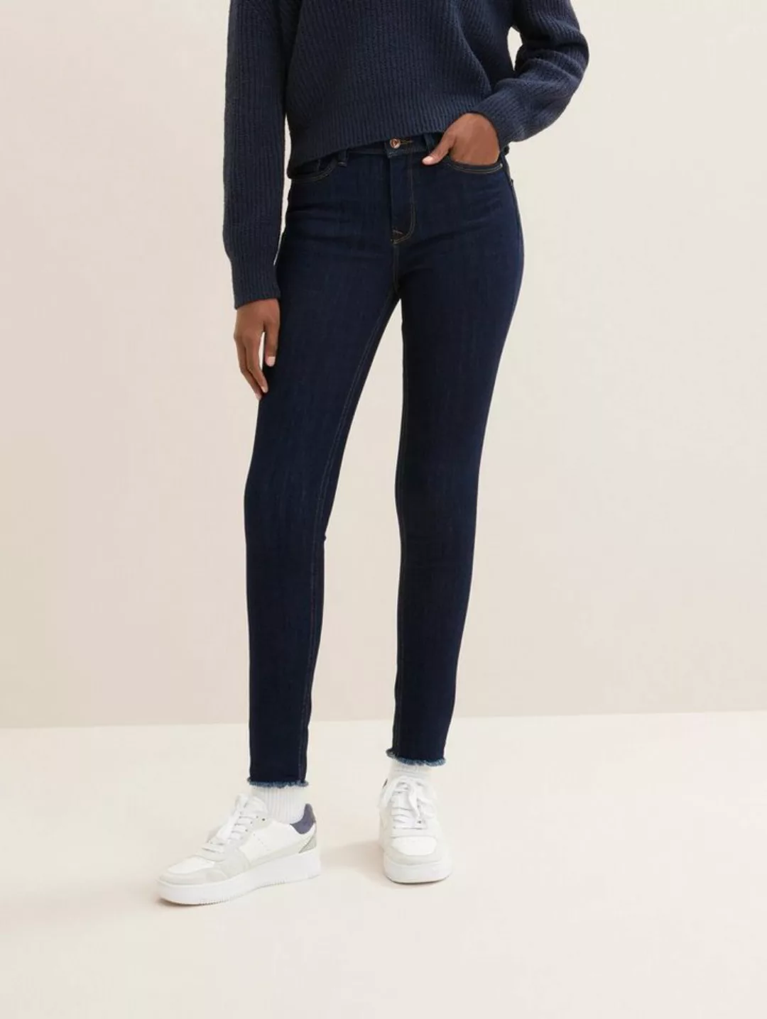 TOM TAILOR Denim 7/8-Jeans (1-tlg) Plain/ohne Details günstig online kaufen