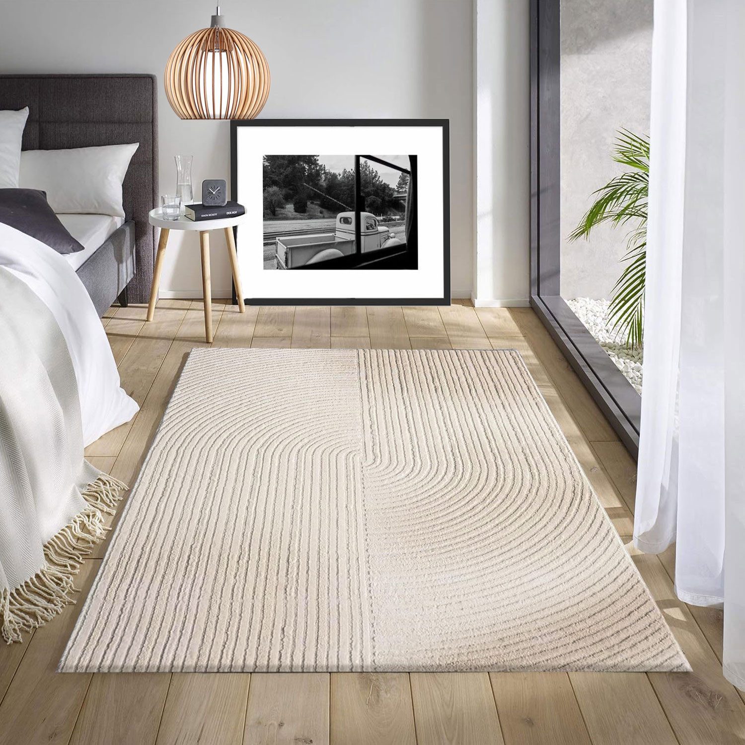 Vimoda Teppich Wohnzimmer Boho Design dünn günstig online kaufen