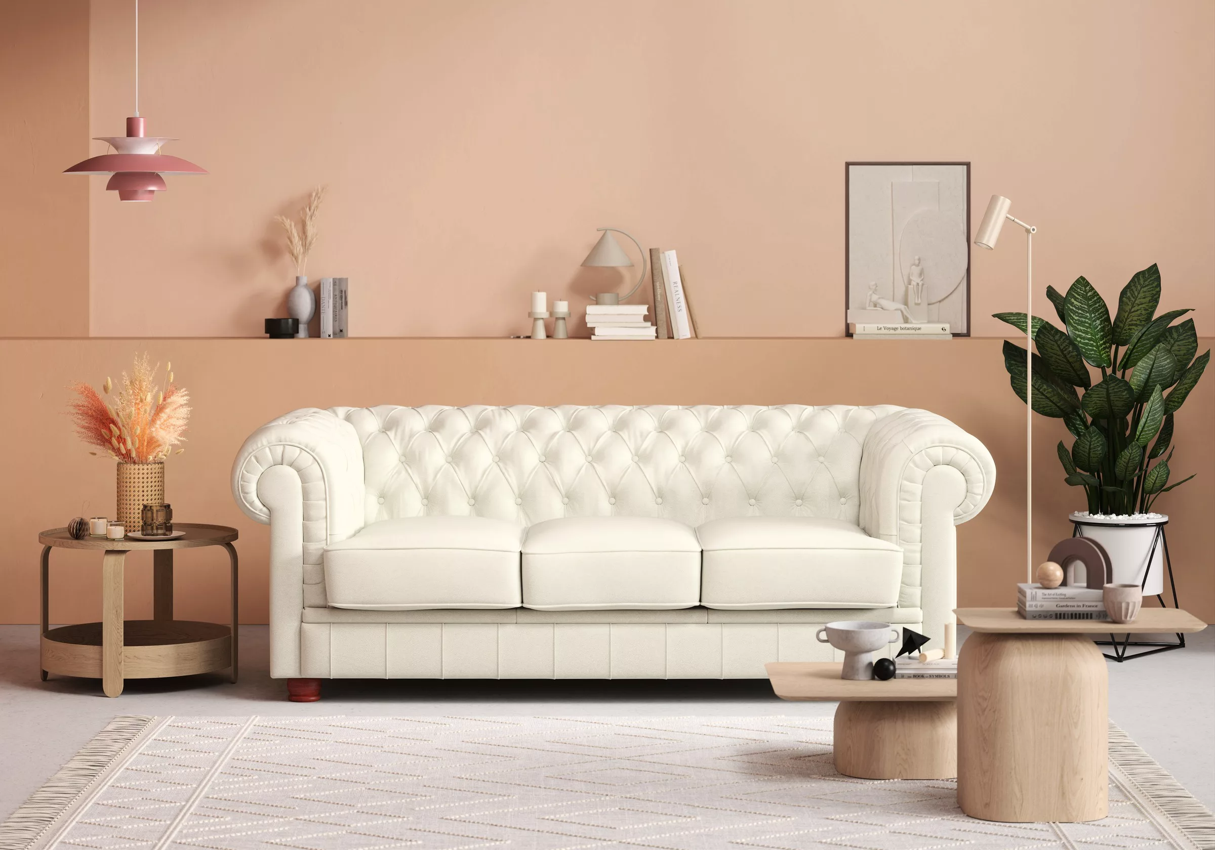 Max Winzer® Chesterfield-Sofa »Kent edel und bequem, tolle Detailverarbeitu günstig online kaufen