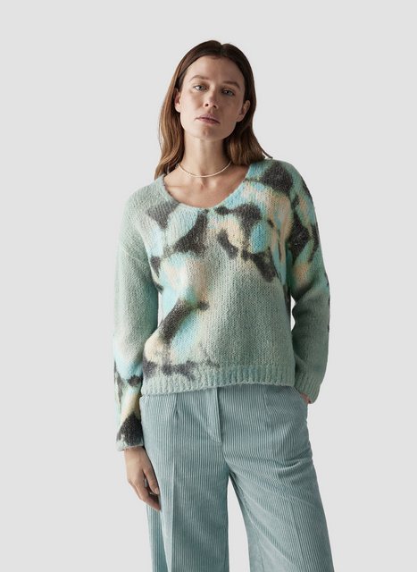 LeComte Strickpullover LeComte Stylischer Pullover mit einzigartigem Farbve günstig online kaufen