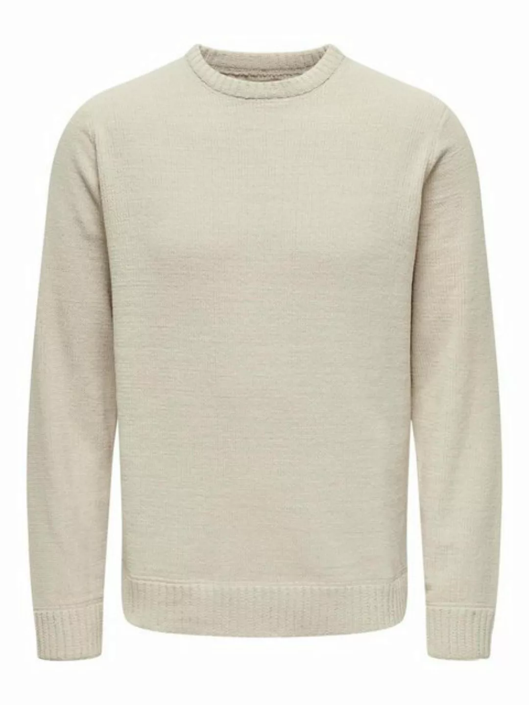 ONLY & SONS Strickpullover Strickpullover Rundhals Langarm Regular fit 8083 günstig online kaufen