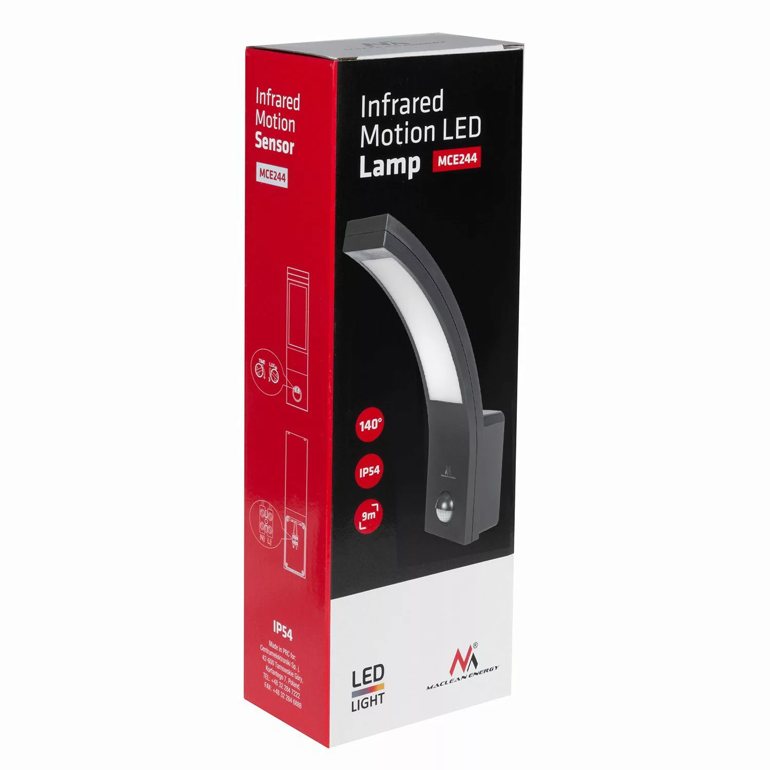 Maclean LED Außen-Wandleuchte MCE244, LED fest günstig online kaufen