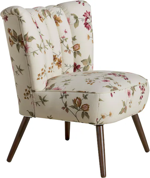Max Winzer® Sessel »Aspen, Loungesessel«, im Retrostil, mit Blumenmuster günstig online kaufen