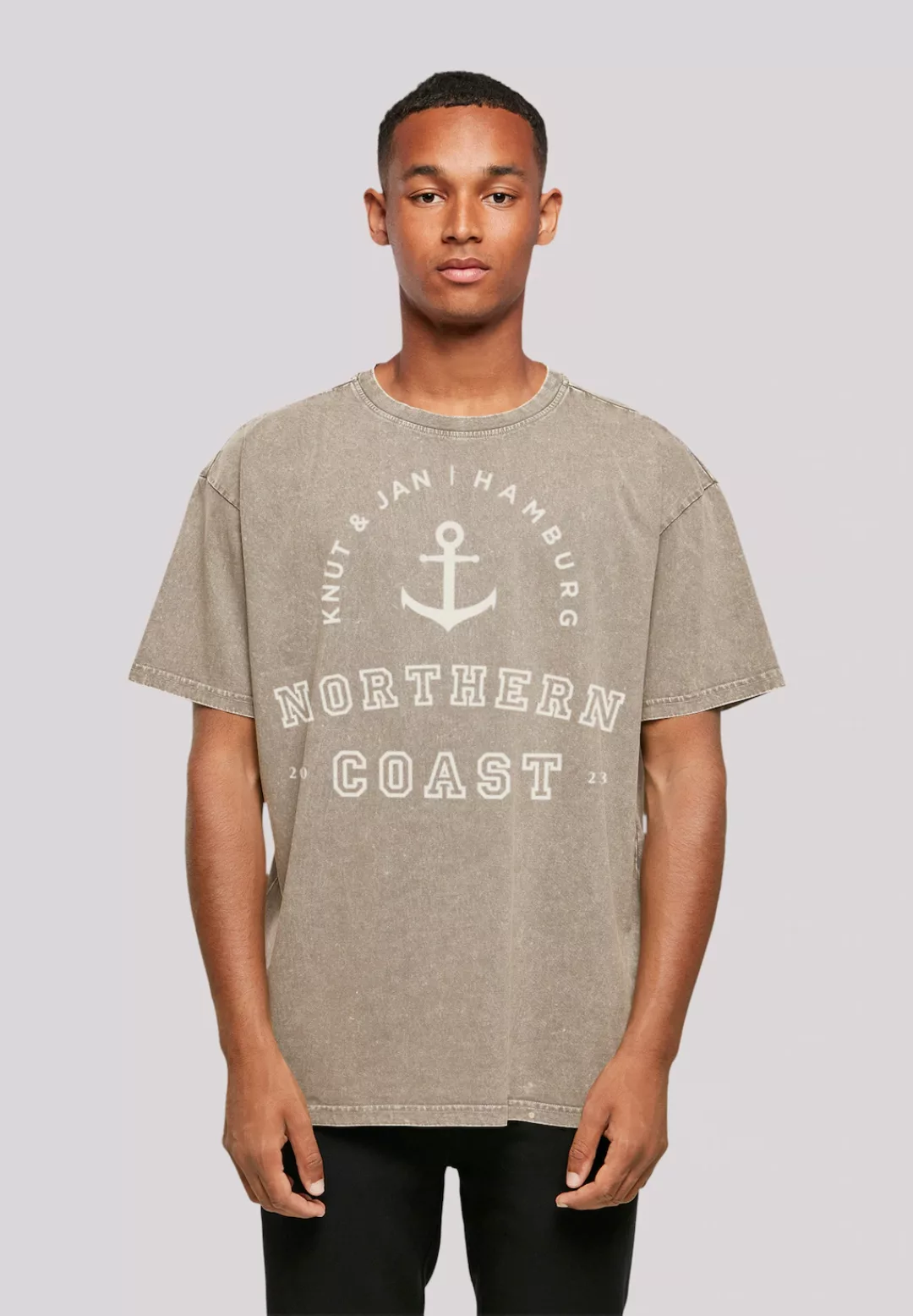 F4NT4STIC T-Shirt "Northern Coast Nordsee Knut & Jan Hamburg", Print günstig online kaufen