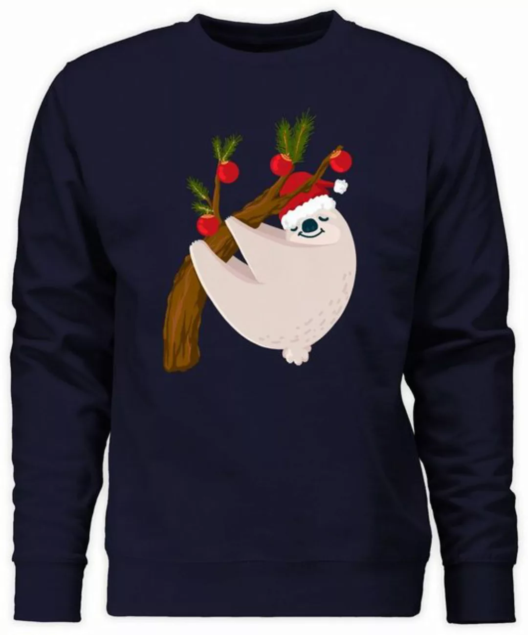 Shirtracer Sweatshirt Faultier Weihnachten (1-tlg) Weihachten Kleidung günstig online kaufen