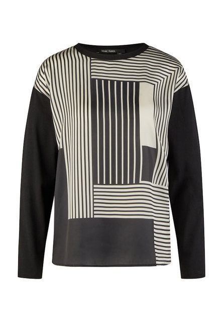 MARC AUREL Blusenshirt Blusenshirt mit Art Déco Print black varied günstig online kaufen