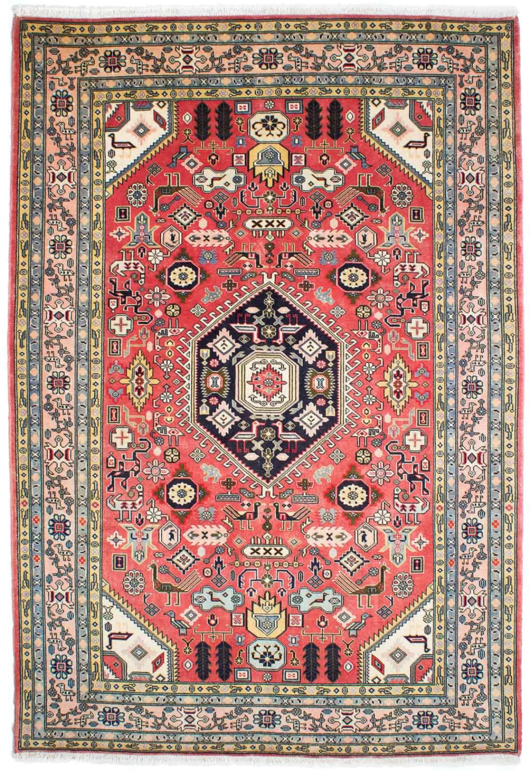 morgenland Orientteppich »Perser - Nain - 241 x 168 cm - hellrot«, rechteck günstig online kaufen