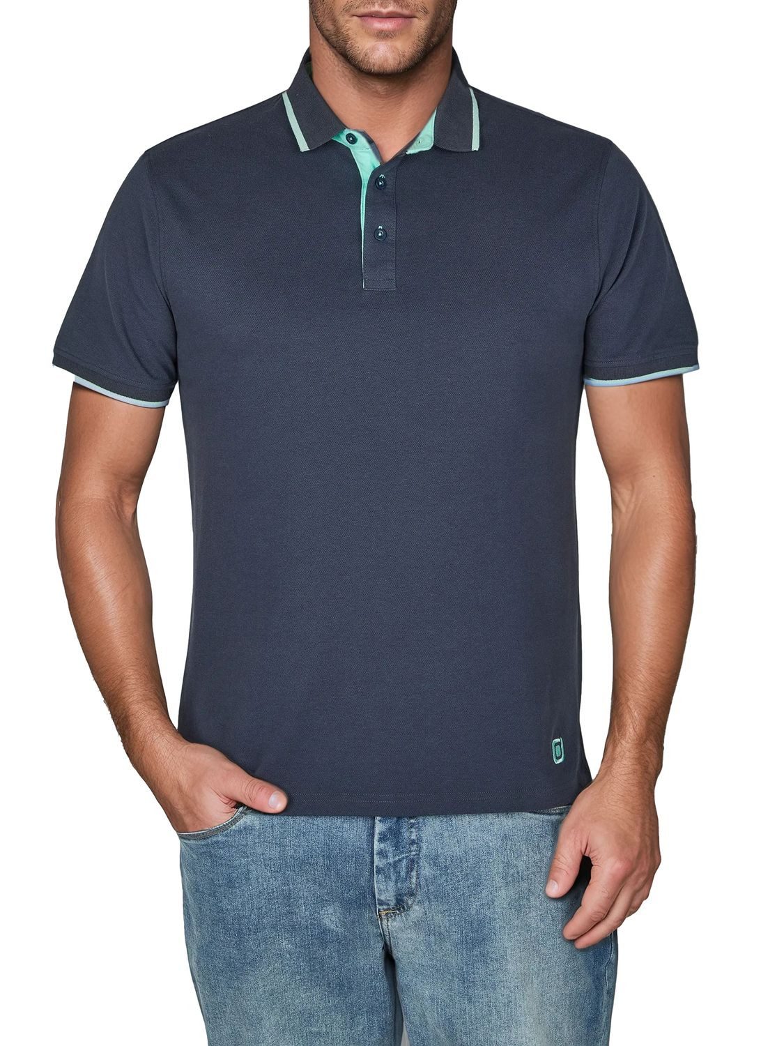 riverso Poloshirt Herren Kurzarm 3er Pack RIVLeano Regular Fit günstig online kaufen