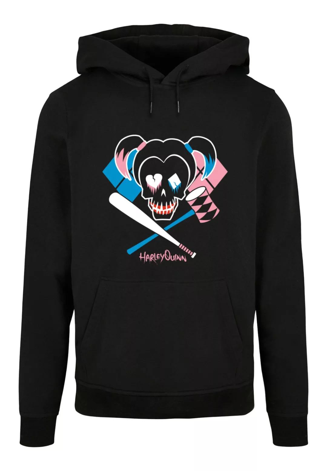 F4NT4STIC Kapuzenpullover "Suicide Squad Harley Quinn Skull Emblem", Print günstig online kaufen