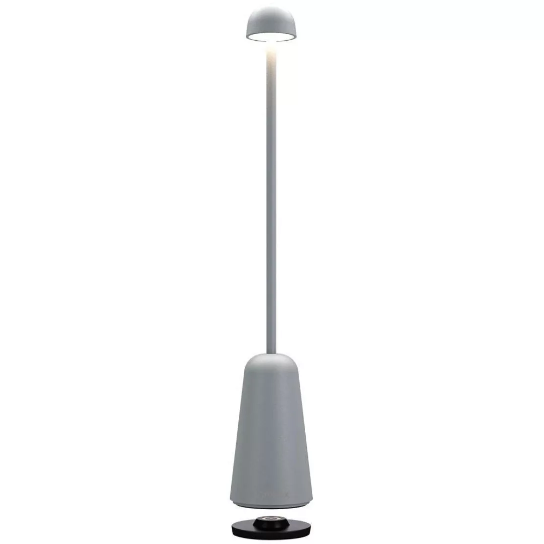 LED Akku Tischleuchte Minimax in Grau 1,8W 160lm IP54 günstig online kaufen