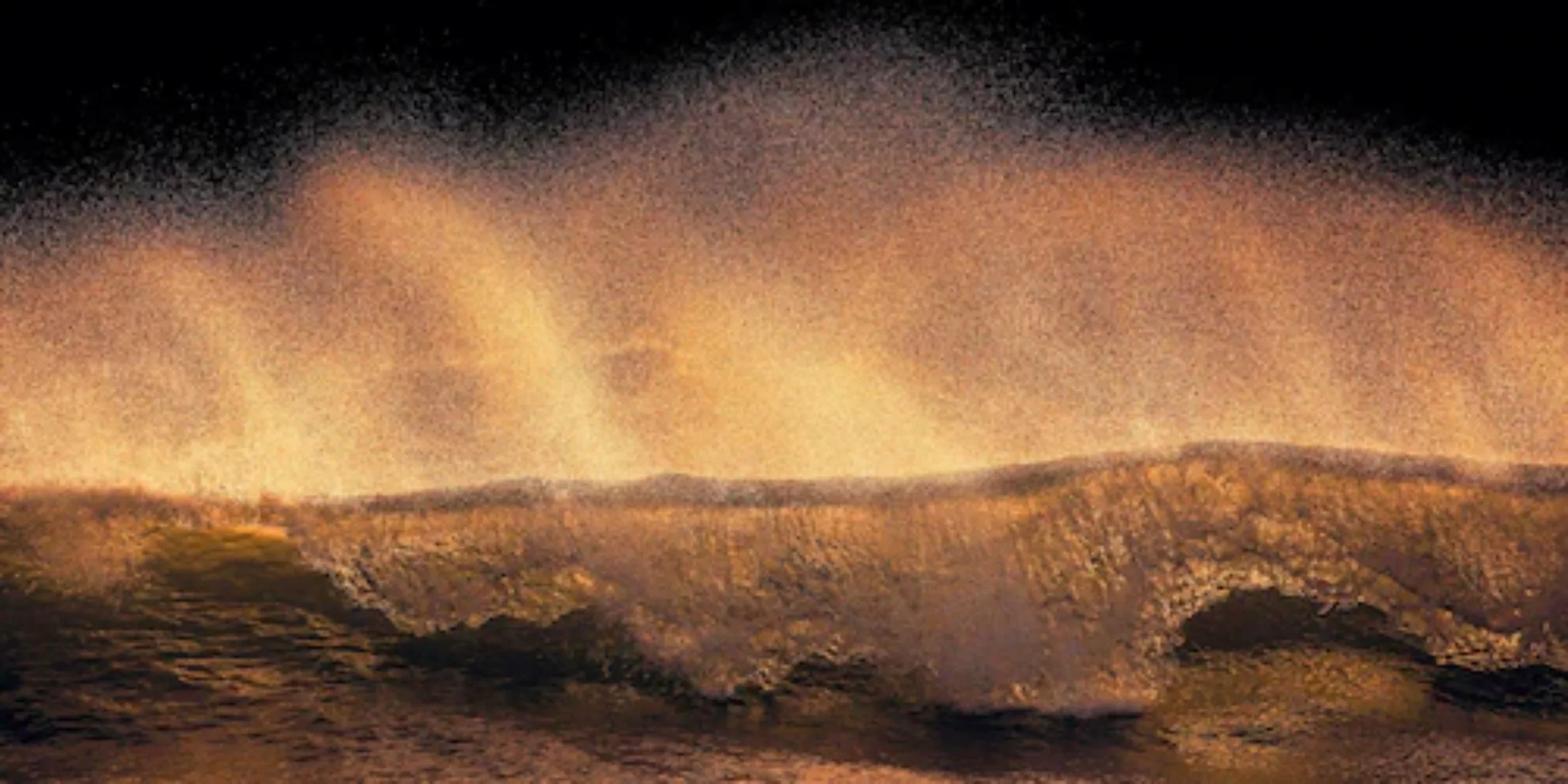 Komar Vliestapete »Golden Wave«, 200x100 cm (Breite x Höhe), Vliestapete, 1 günstig online kaufen