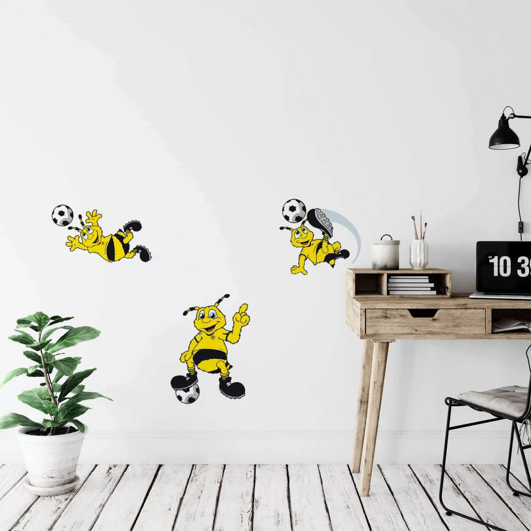 Wall-Art Wandtattoo »BVB Borussia Schriftzug mit Logo«, (1 St.), selbstkleb günstig online kaufen