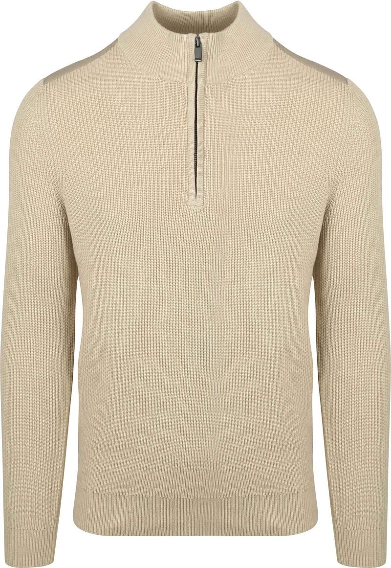 Suitable Half Zip Pullover Patch Ecru - Größe XL günstig online kaufen