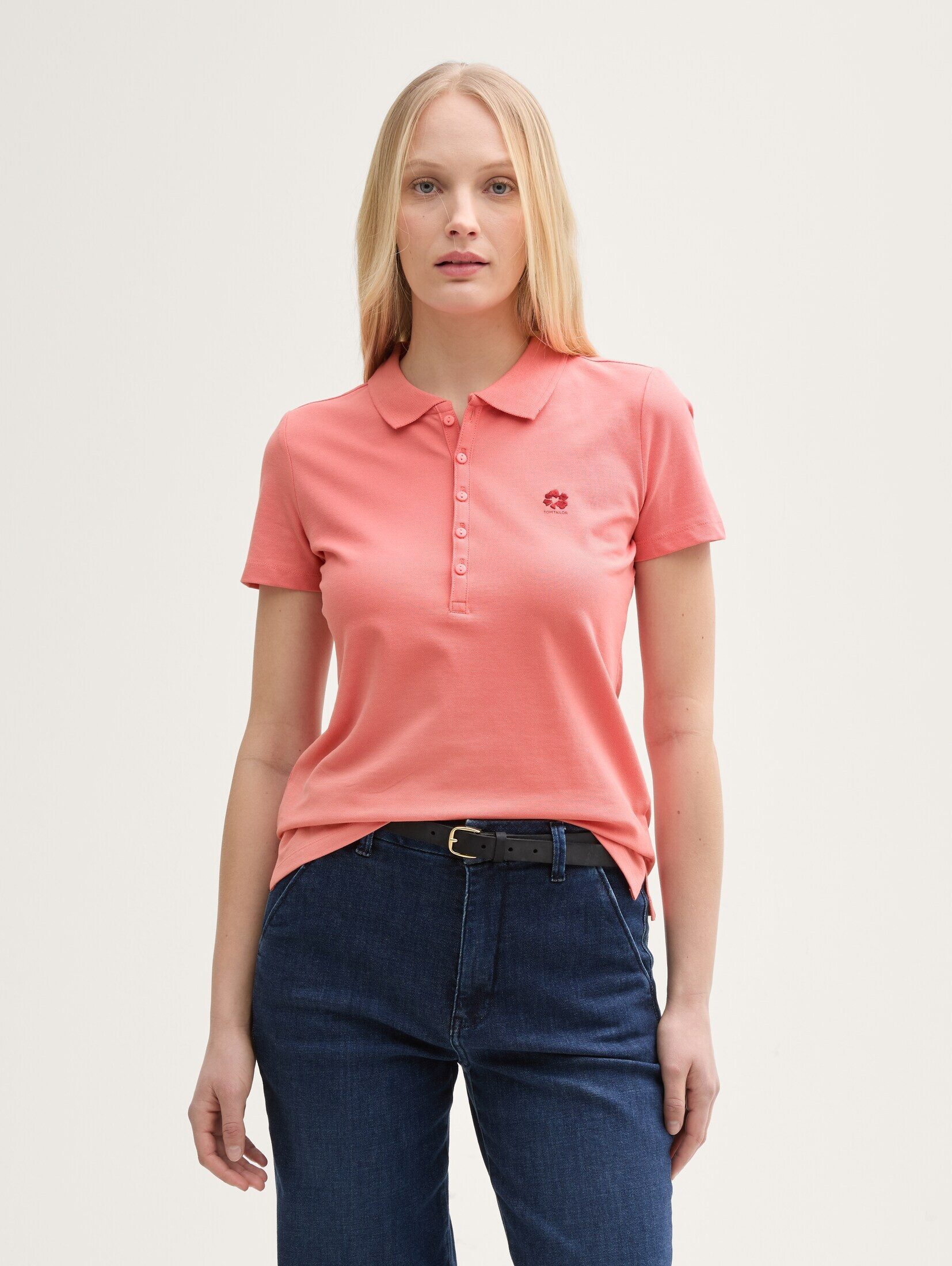 TOM TAILOR Poloshirt Piqué Poloshirt mit günstig online kaufen