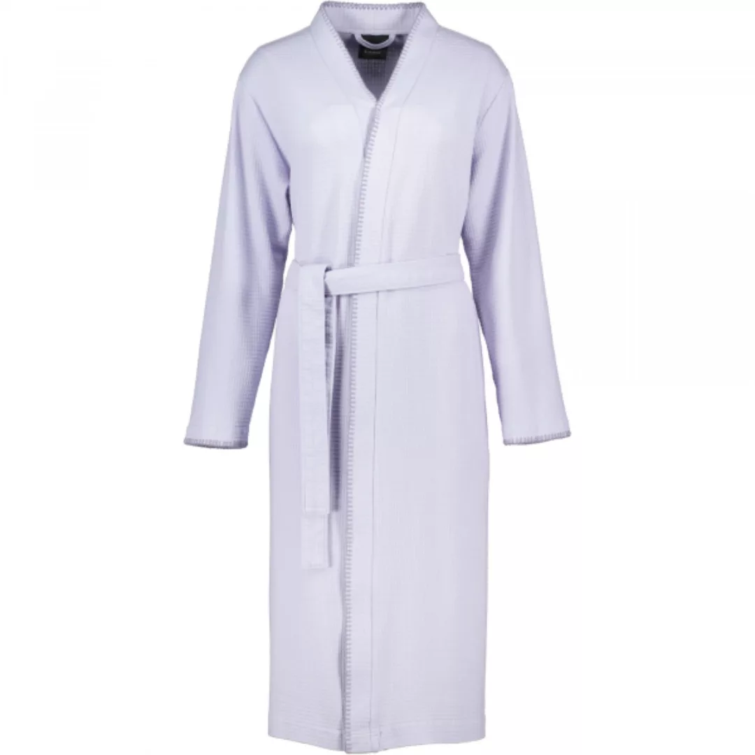 Cawö Home Bademäntel Damen Kimono Pique 812 - Farbe: quarz - 88 günstig online kaufen