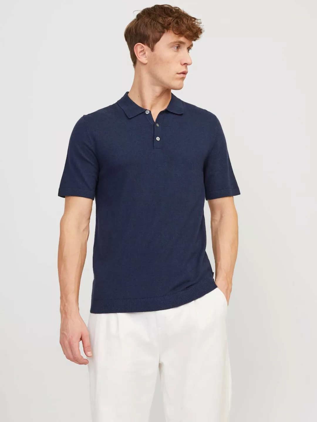 Jack & Jones Poloshirt "JJEEMIL KNIT POLO S/S SN" günstig online kaufen