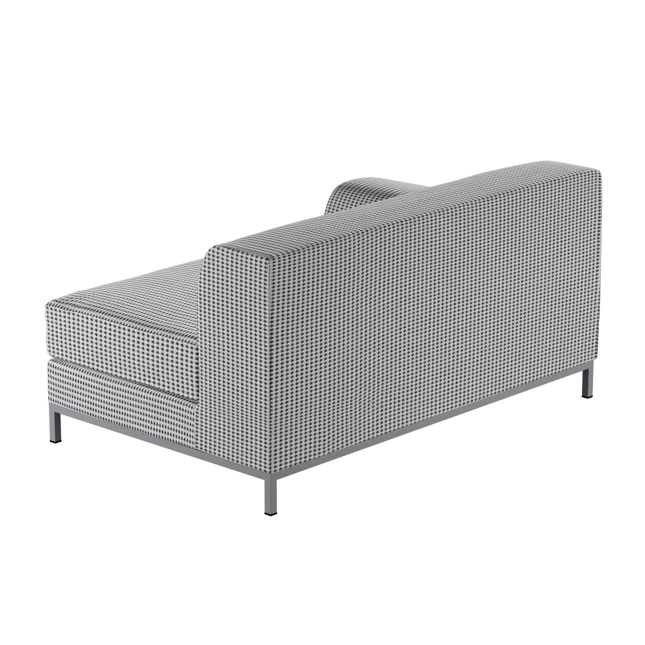 Bezug für Kramfors 2-Sitzer Sofa, Lehne links, schwarz-beige, Bezug für Kra günstig online kaufen