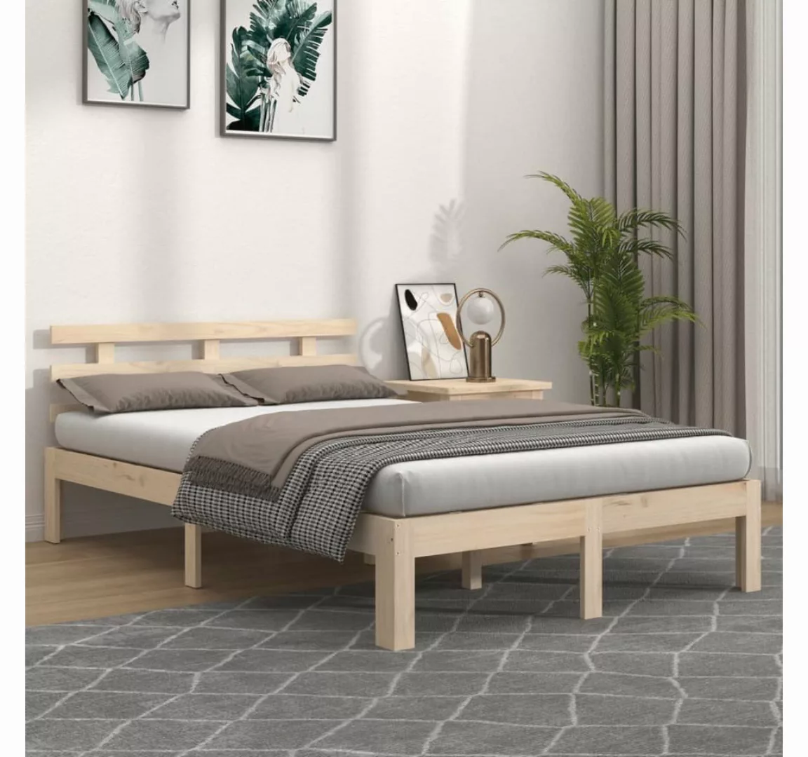 furnicato Bett Massivholzbett 120x200 cm günstig online kaufen