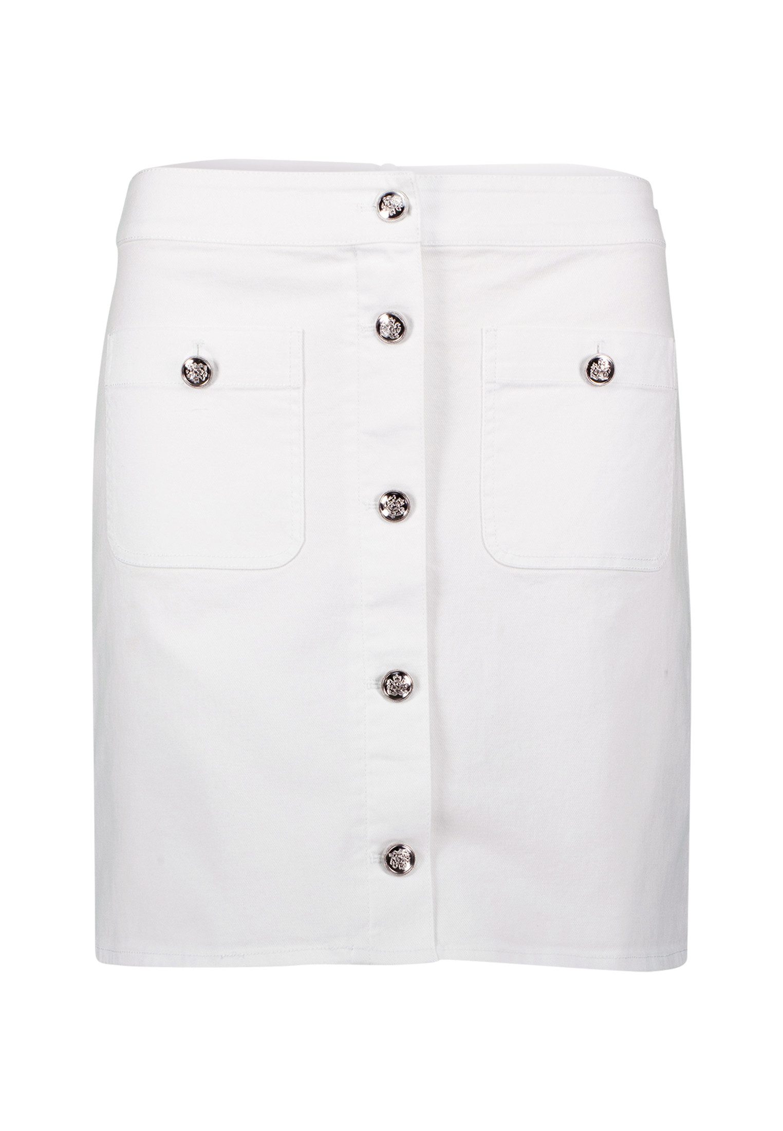 Zero Minirock "zero Damen Minirock leichter Denimstoff", Knopfleiste günstig online kaufen