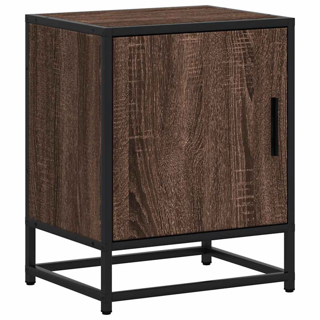vidaXL Nachttisch Nachttisch Braun Eichen-Optik 40x31x50 günstig online kaufen