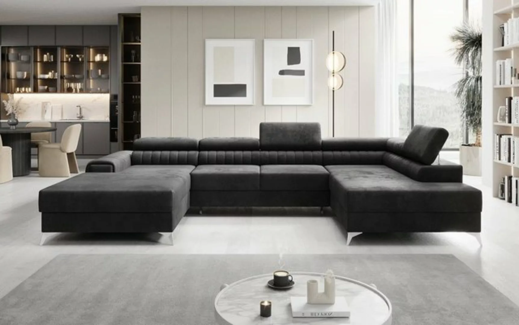 Luxusbetten24 Schlafsofa Designer Sofa Collina, mit Schlaf- und Klappfunkti günstig online kaufen