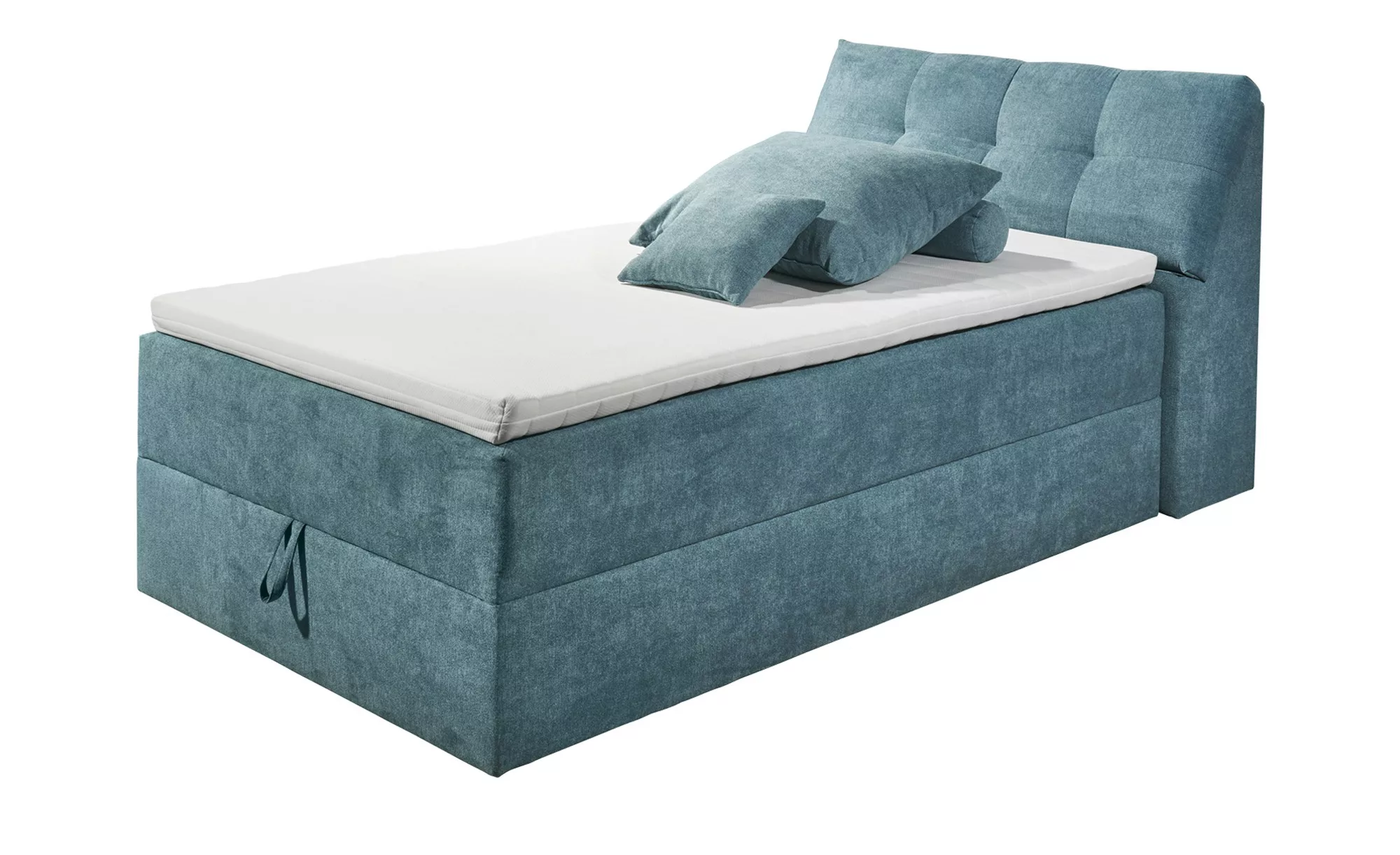 uno Polsterbett - blau - 130 cm - 108 cm - Betten > Einzelbetten - Möbel Kr günstig online kaufen