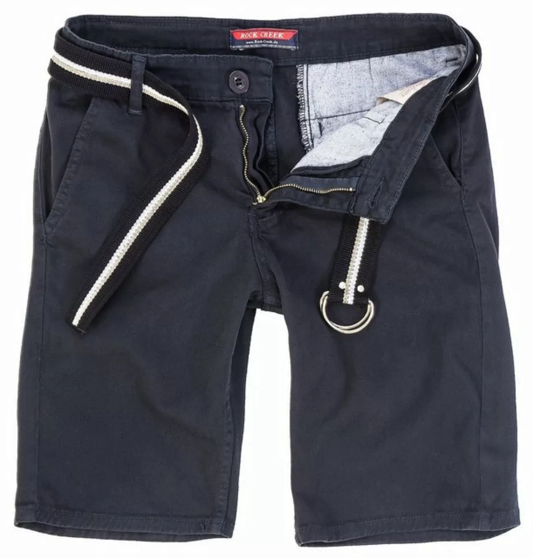 Rock Creek Chinoshorts Herren Chino Shorts mit Gürtel RC-2133 günstig online kaufen