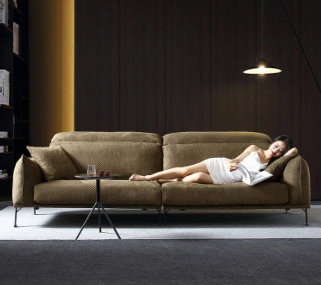 Xlmoebel Sofa Vier-Sitzer Stoffsofa in modernem XXL-Design für das Wohnzimm günstig online kaufen