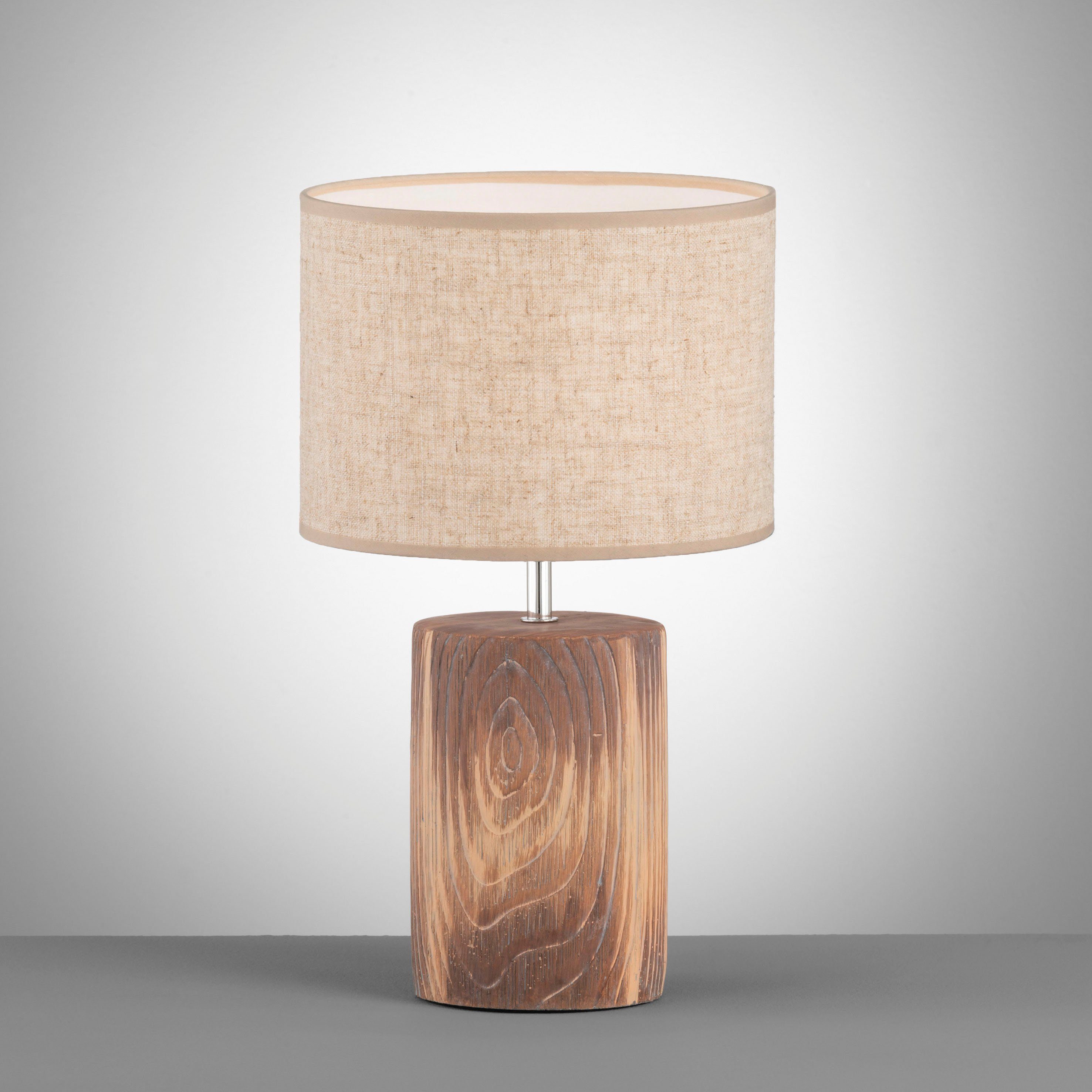 Fischer-Honsel Tischleuchte   ¦ braun ¦ Maße (cm): B: 24 H: 43 T: 24.0 Lamp günstig online kaufen