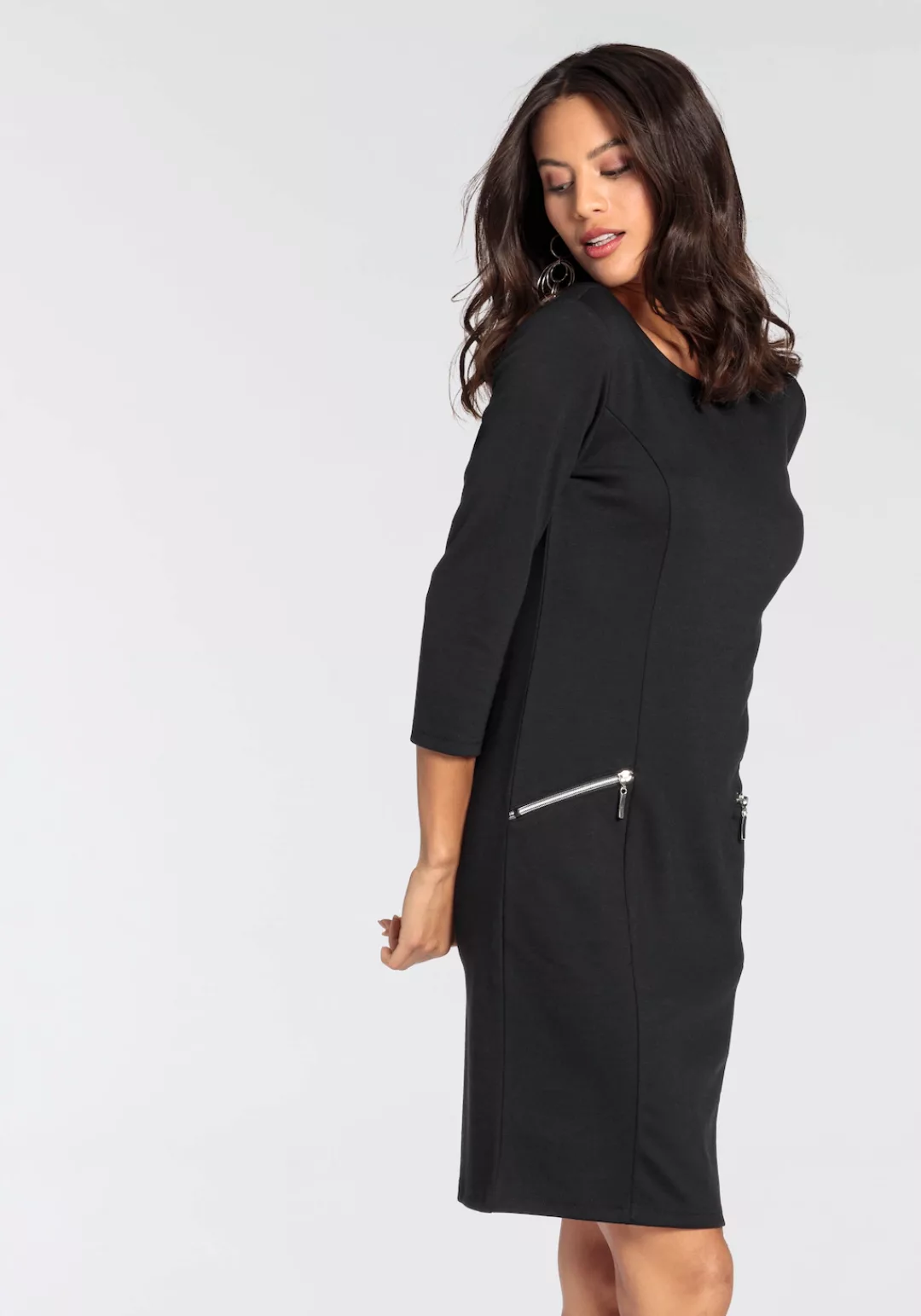 Laura Scott Jerseykleid mit Reißverschlusstaschen - NEUE KOLLEKTION günstig online kaufen