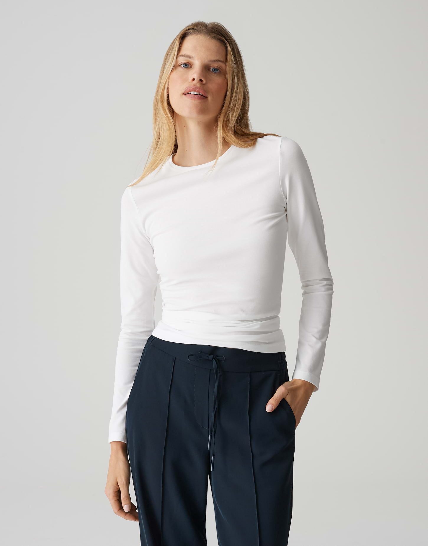 OPUS Langarmshirt Longsleeve SMILLA Slim aus günstig online kaufen