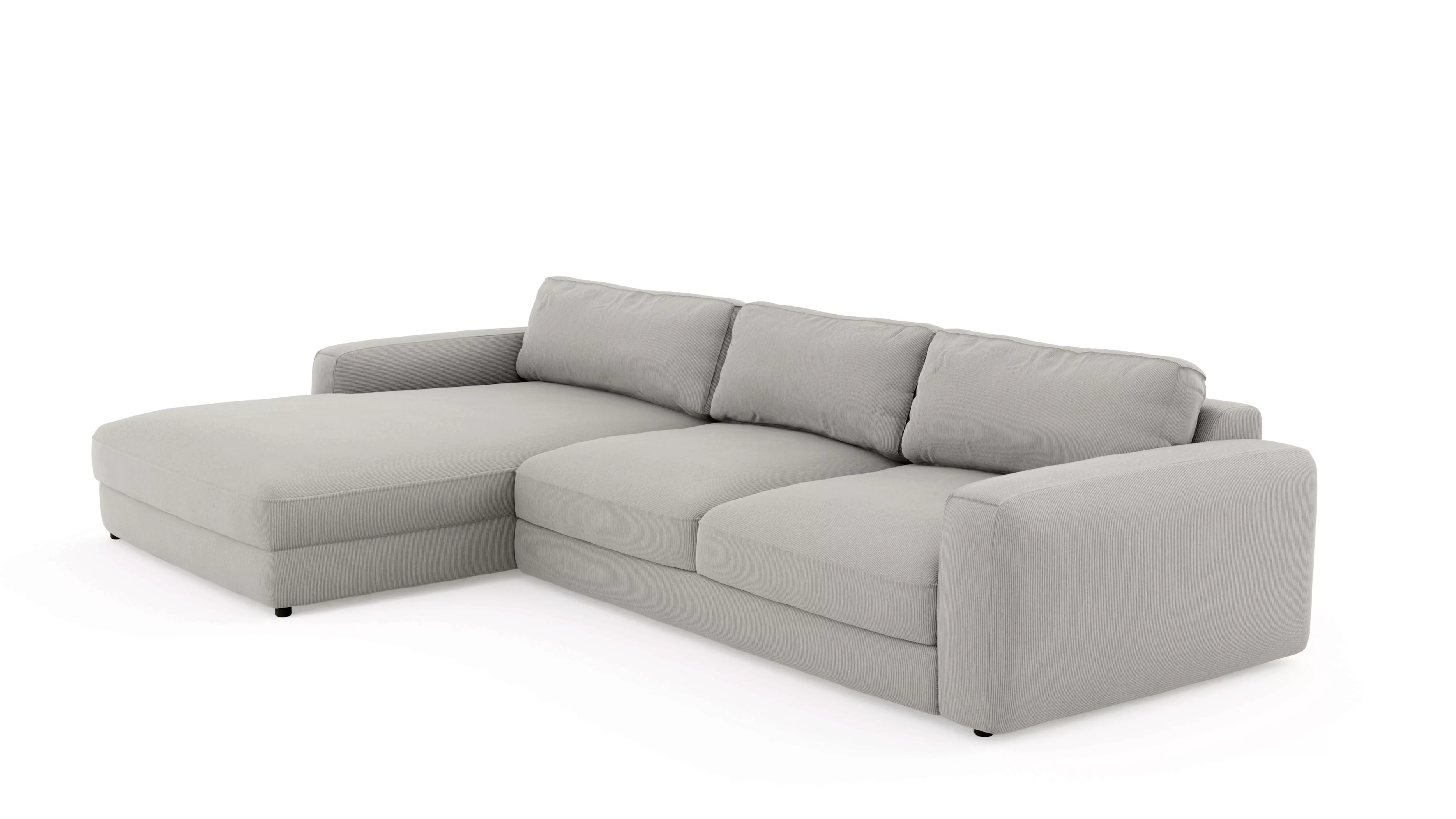 Places of Style Ecksofa "Bloomfield, L-Form", extra tiefe Sitzfläche, wahlw günstig online kaufen