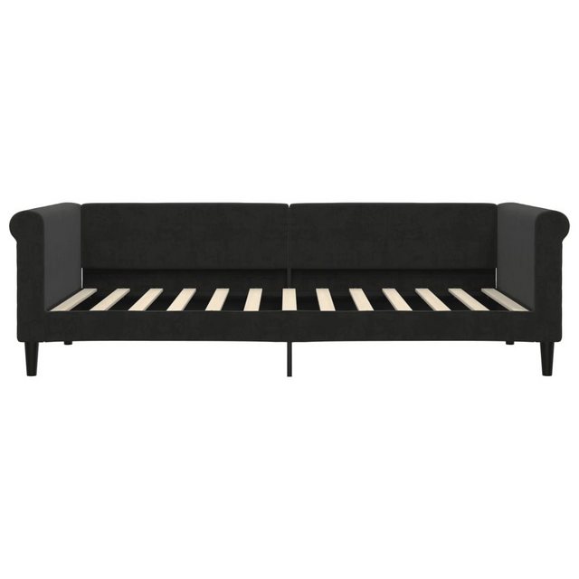 vidaXL Gästebett Tagesbett Schwarz 90x200 cm Samt Gästebett Gästecouch Gäst günstig online kaufen