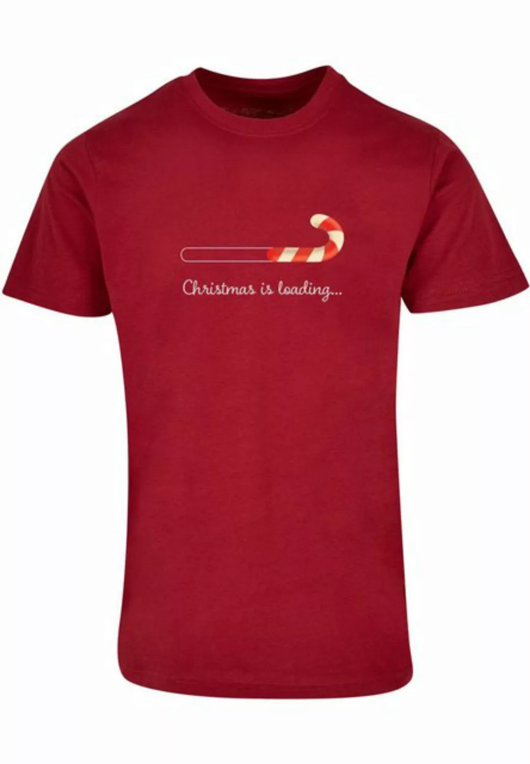 Merchcode T-Shirt Merchcode Herren Christmas Loading Basic Round Neck T-Shi günstig online kaufen