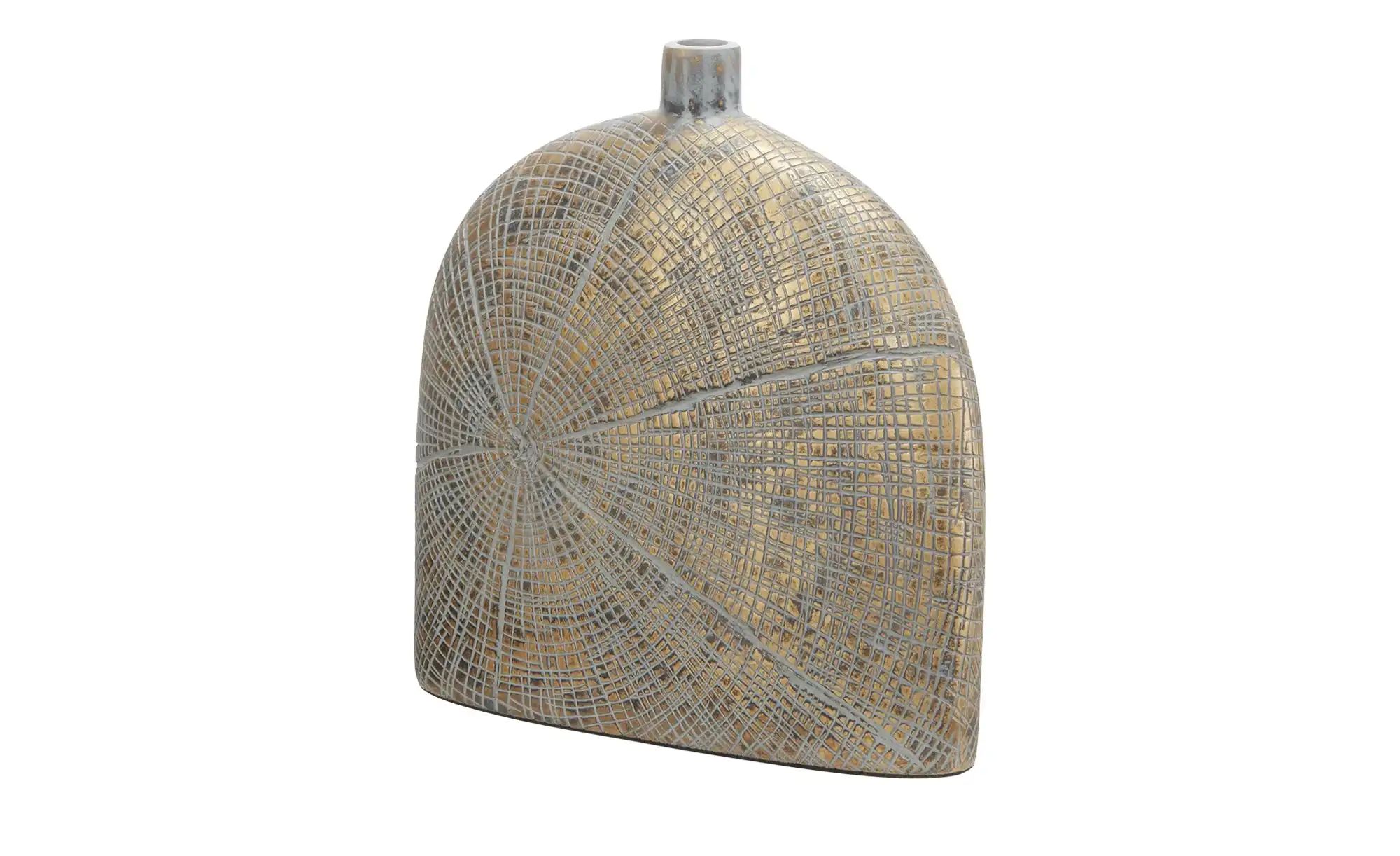 Deko Vase ¦ gold ¦ Polyresin (Kunstharz) ¦ Maße (cm): B: 7,5 H: 26 Accessoi günstig online kaufen