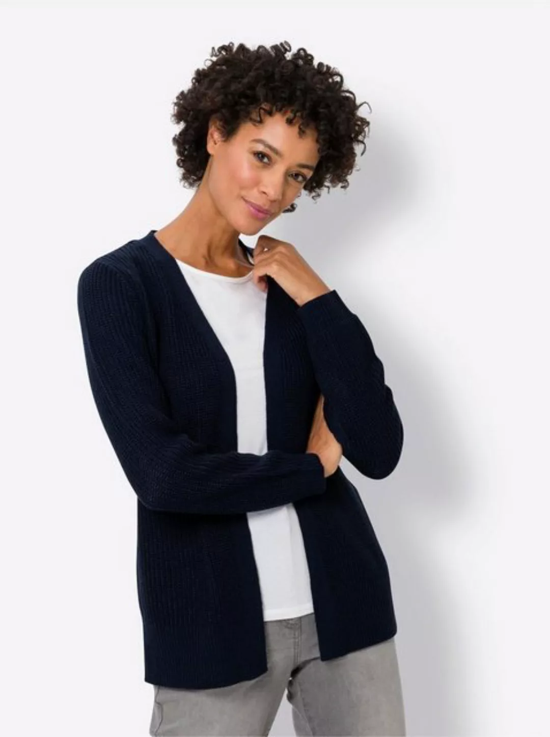 Sieh an! Strickjacke Longstrickjacke günstig online kaufen