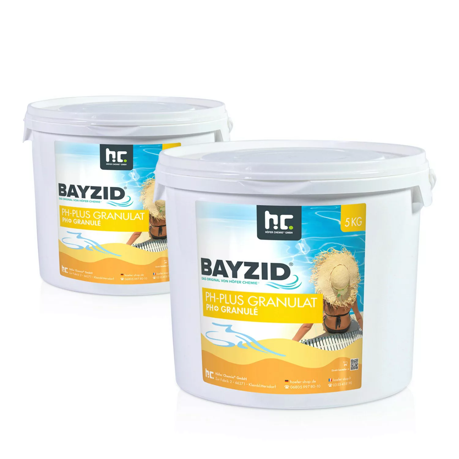 Bayzid pH Plus Granulat für den Pool 2 x 5kg günstig online kaufen