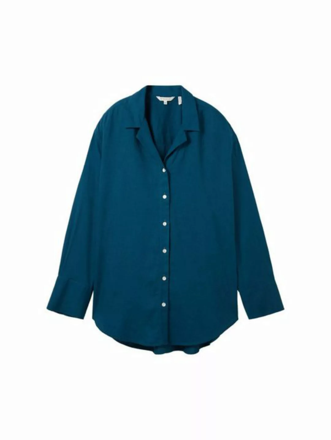 TOM TAILOR Blusenshirt modern blouse with linen günstig online kaufen