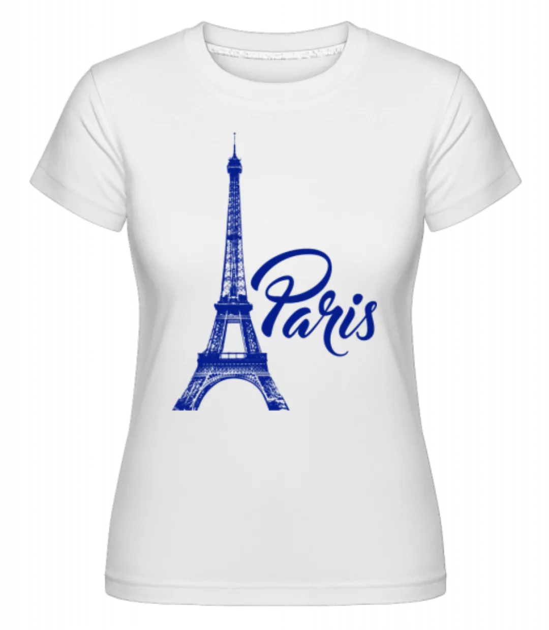 Paris France Blue · Shirtinator Frauen T-Shirt günstig online kaufen