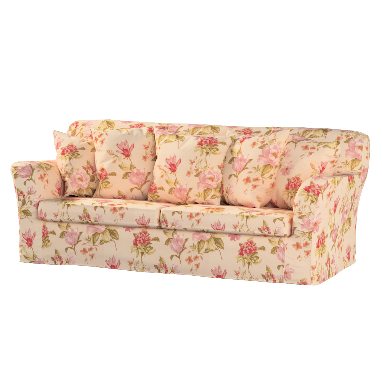 Bezug für Tomelilla Schlafsofa (normale Größe), creme-rosa, Sofahusse, Tome günstig online kaufen