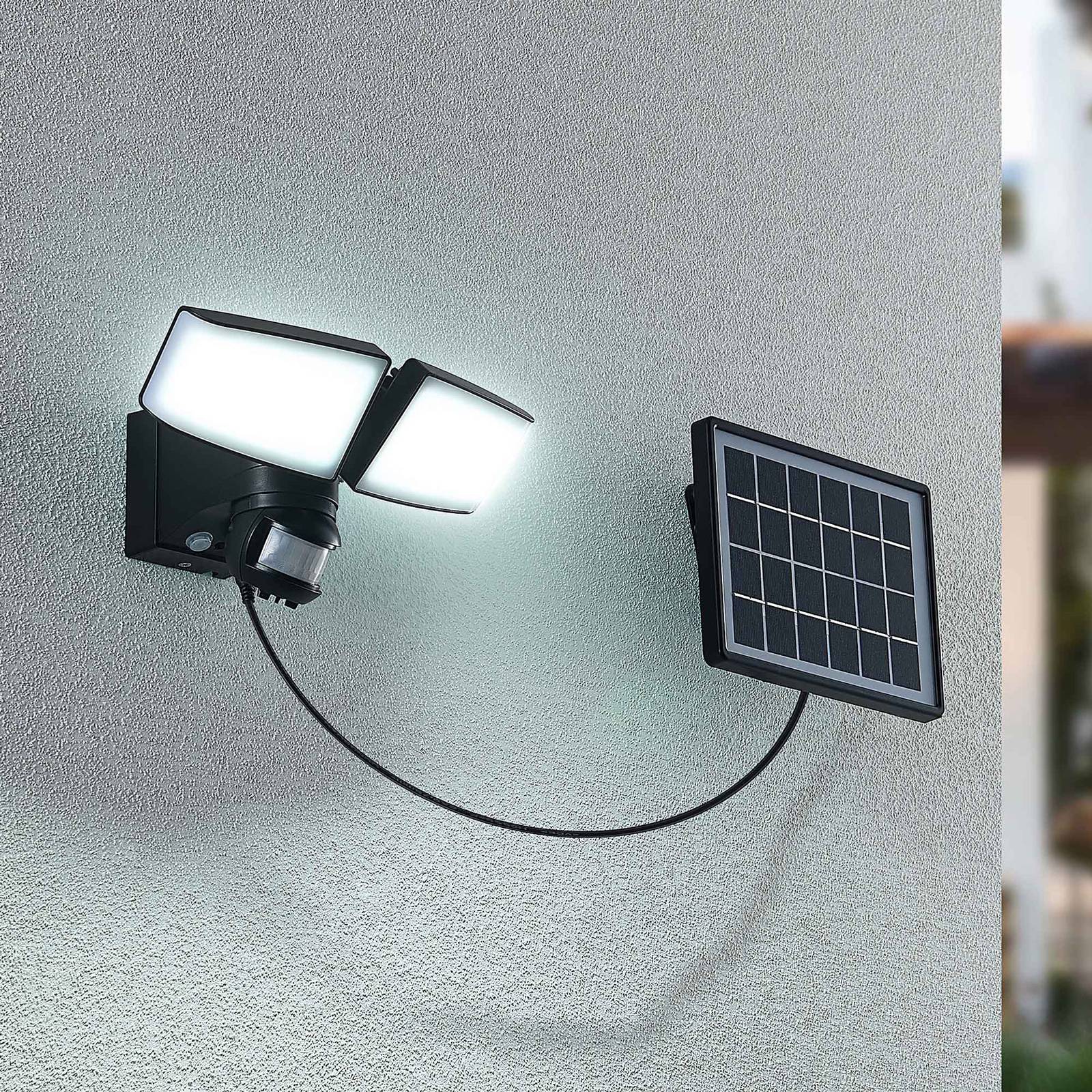 Prios Kalvito LED-Solar-Wandstrahler Sensor, 2-fl. günstig online kaufen